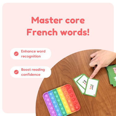 The Fidget Game French: Le Jeu de Fidget Mots Visuels.